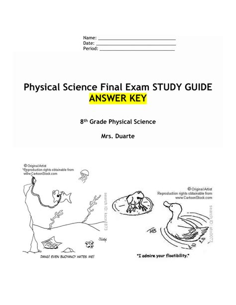 Physical Science Final Studyguide .